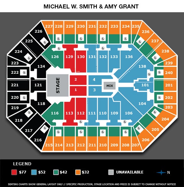 Section 205 at Target Center 