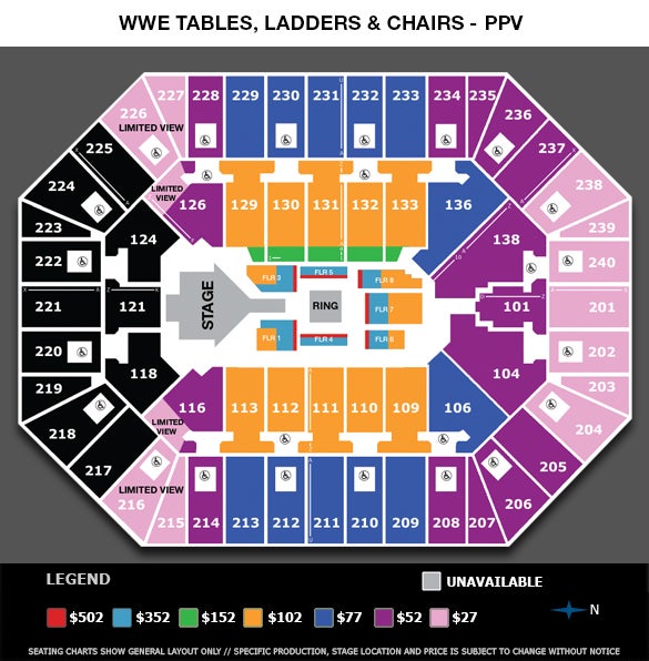 Target Center Wwe Seating Chart