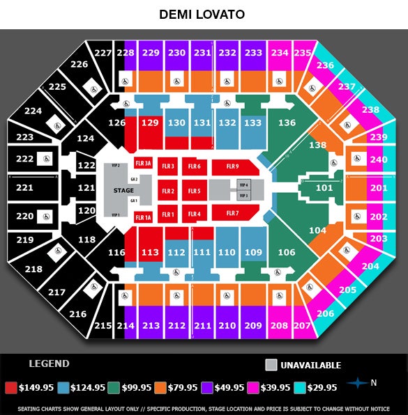 seating charts target center schottenstein center seating chart demi lovato