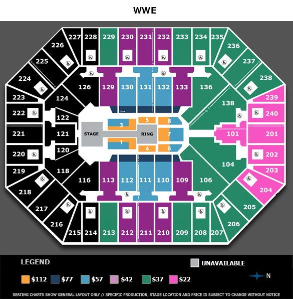 Target Center Wwe Seating Chart