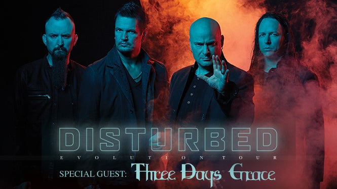 Disturbed with Three Days Grace