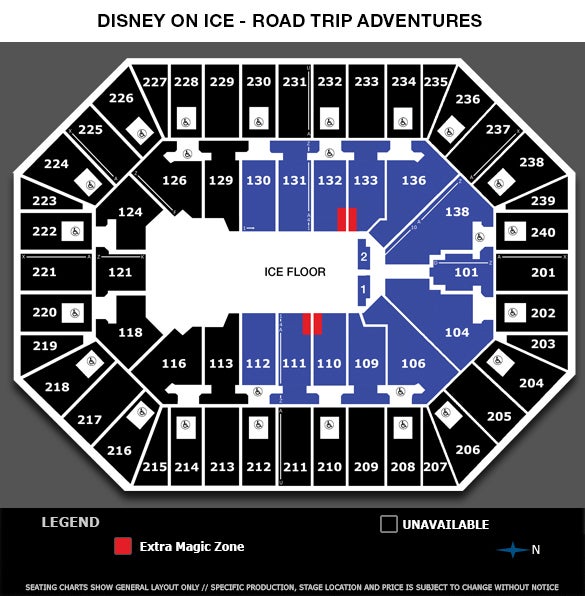 Frozen On Ice Seating Chart