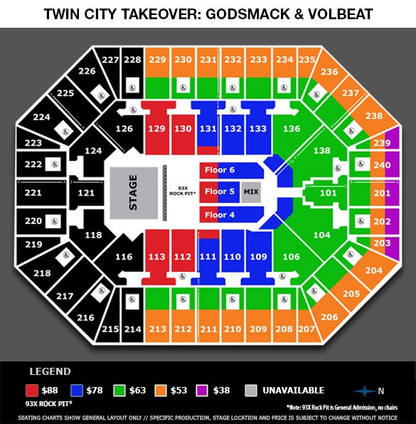 Target Center Timberwolves Seating Chart