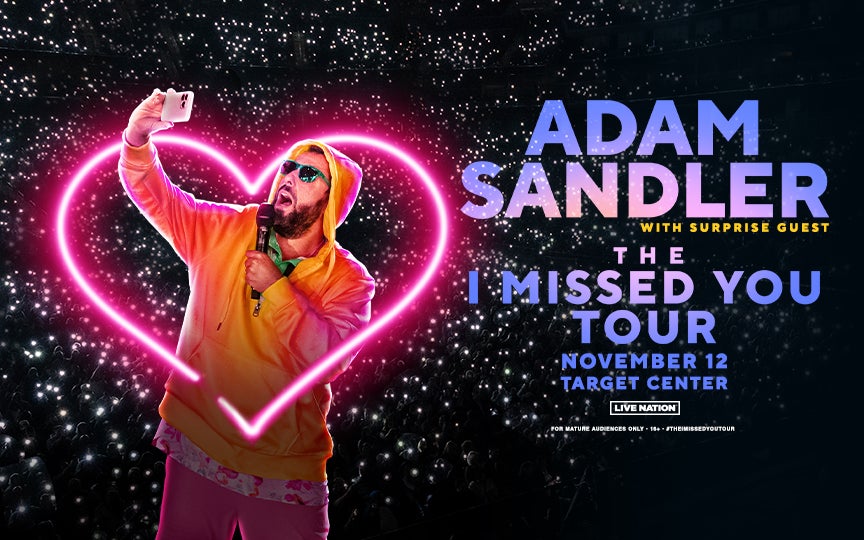 adam sandler tour target center