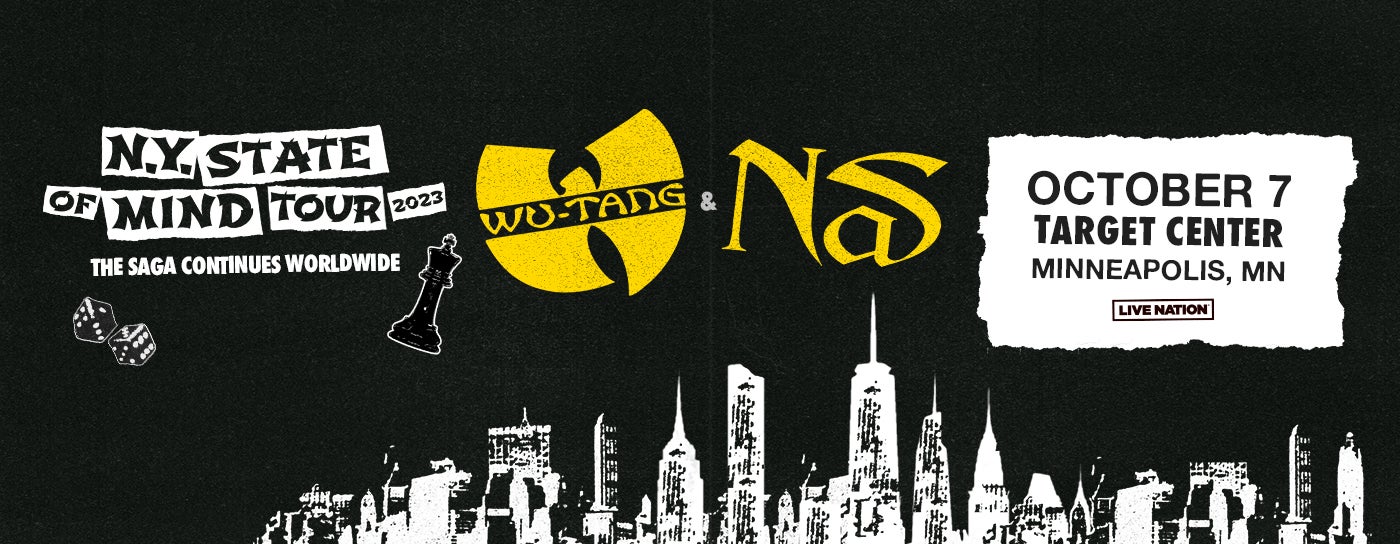 JUST ANNOUNCED WUTANG CLAN AND NAS Target Center