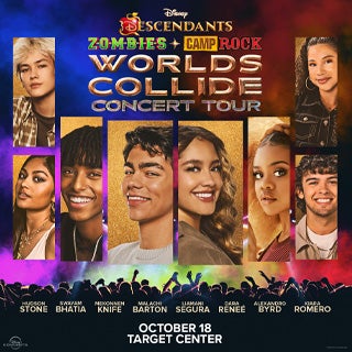 More Info for JUST ANNOUNCED: DISNEY DESCENDANTS, ZOMBIES & CAMP ROCK: WORLDS COLLIDE CONCERT TOUR