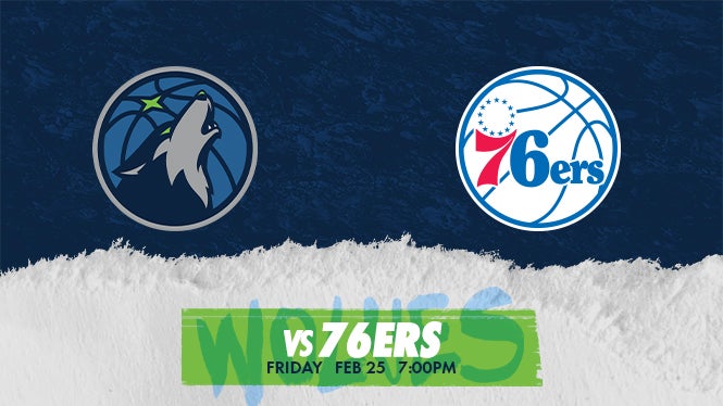 Minnesota Timberwolves vs. Philadelphia 76ers