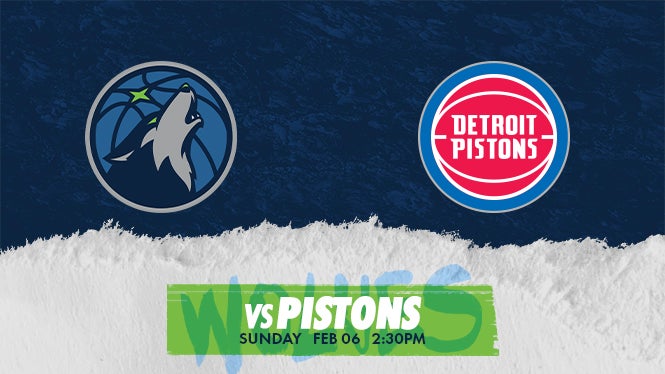 Minnesota Timberwolves vs. Detroit Pistons