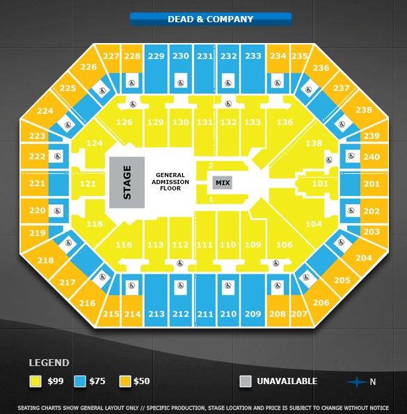 Msg Dead And Co Seating Chart