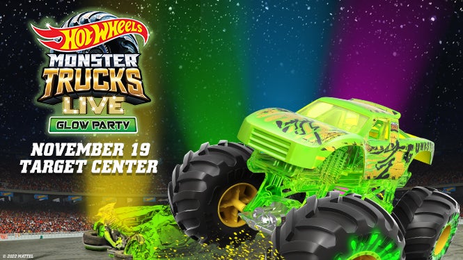 Hot Wheels Monster Trucks Glow In The Dark Collection 