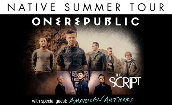 OneRepublic Native Summer Tour with The Script