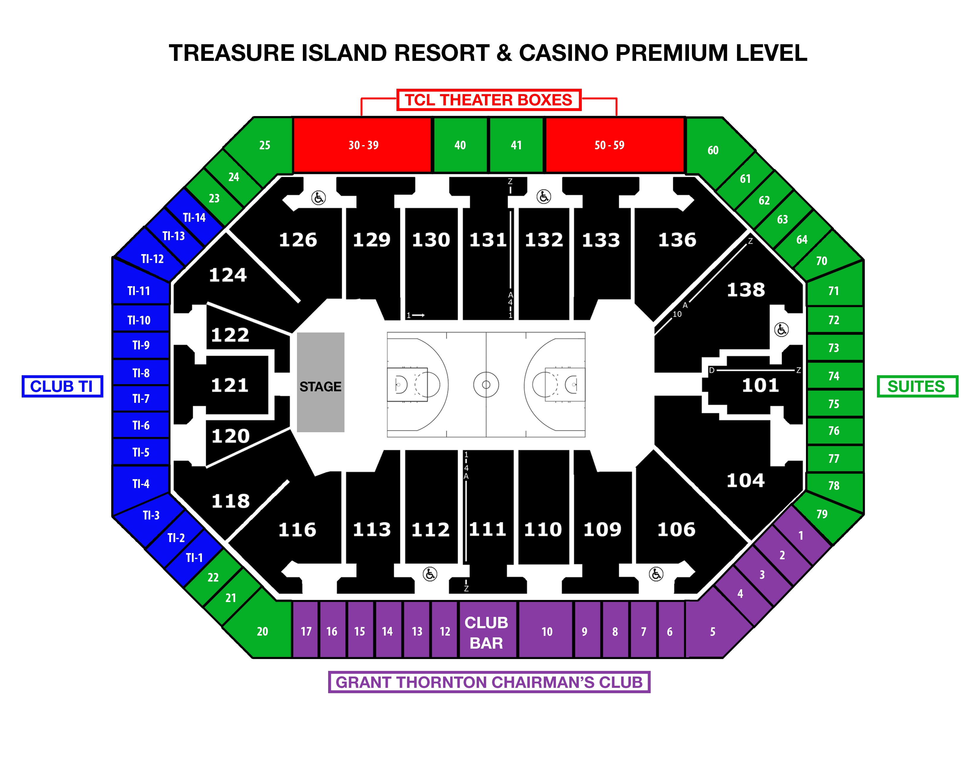 The Dunk Seating Chart