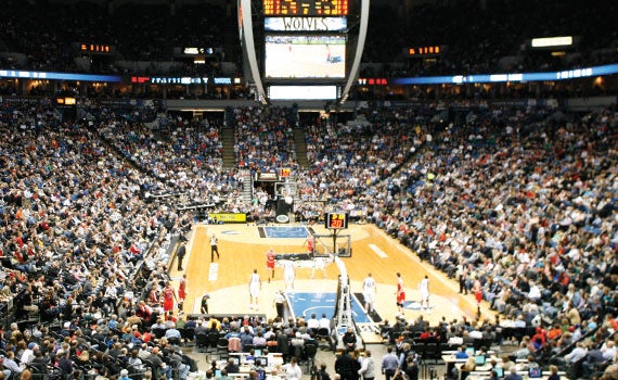 timberwolves stadium outside