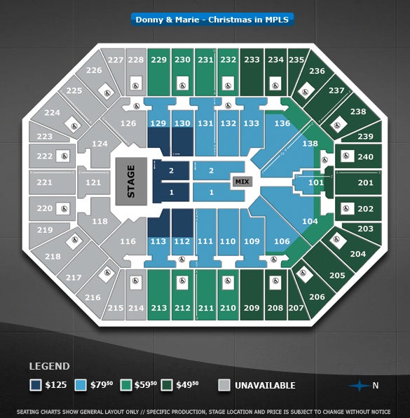 Donny And Seating Chart